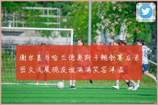 谢尔基与哈兰德奥斯卡鲍勃赛后亲密交流展现友谊满满笑容洋溢